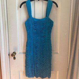 Blue cocktail dress, size 6
